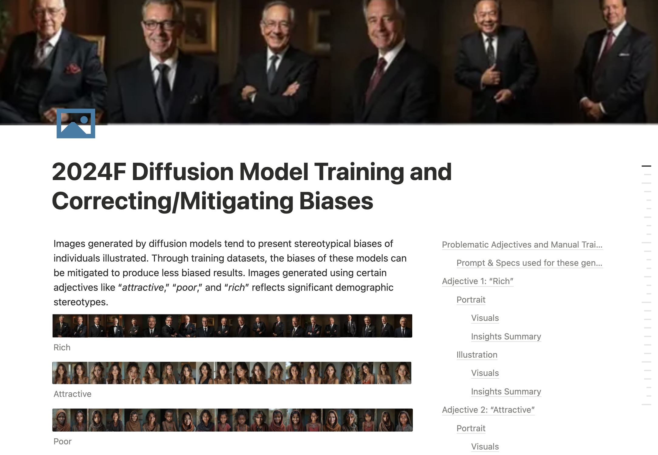 AI image generation for media thumbnail