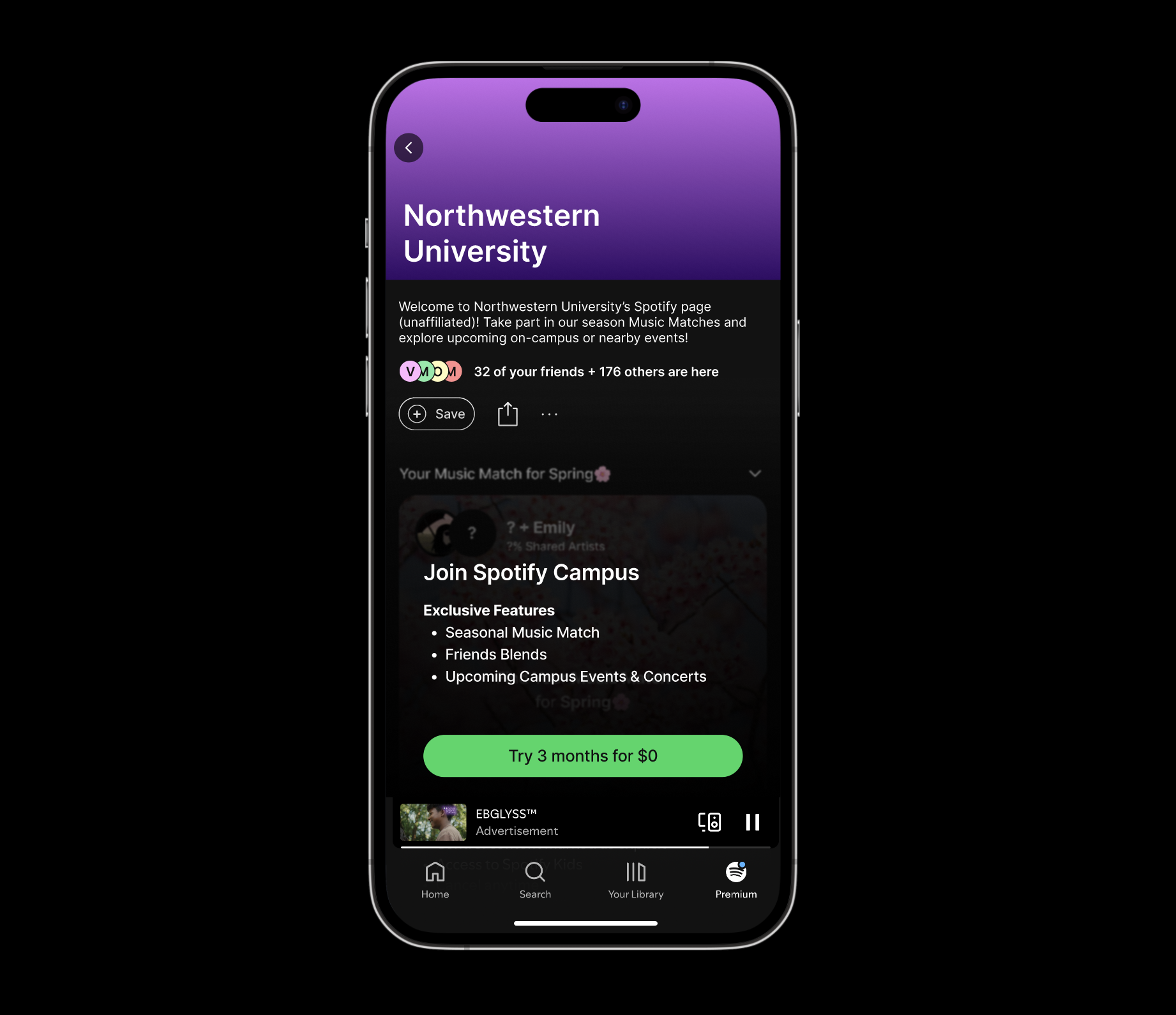 Spotify Premium student plan UI thumbnail